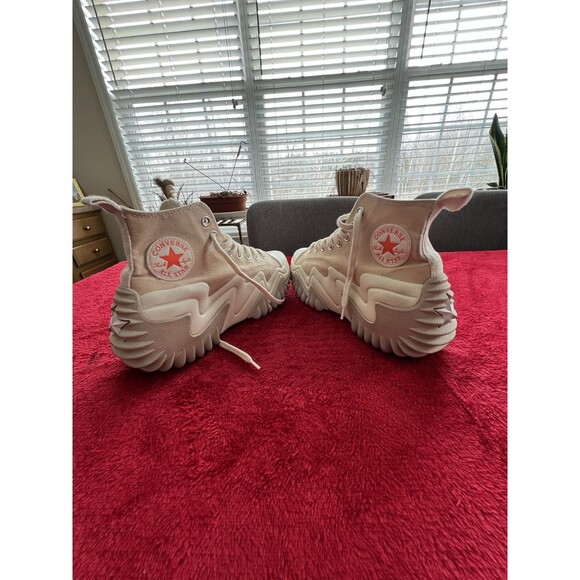 Converse Run Star Motion Hi Mens 7 Women’s 8.5 Unisex Cream - Picture 9 of 11